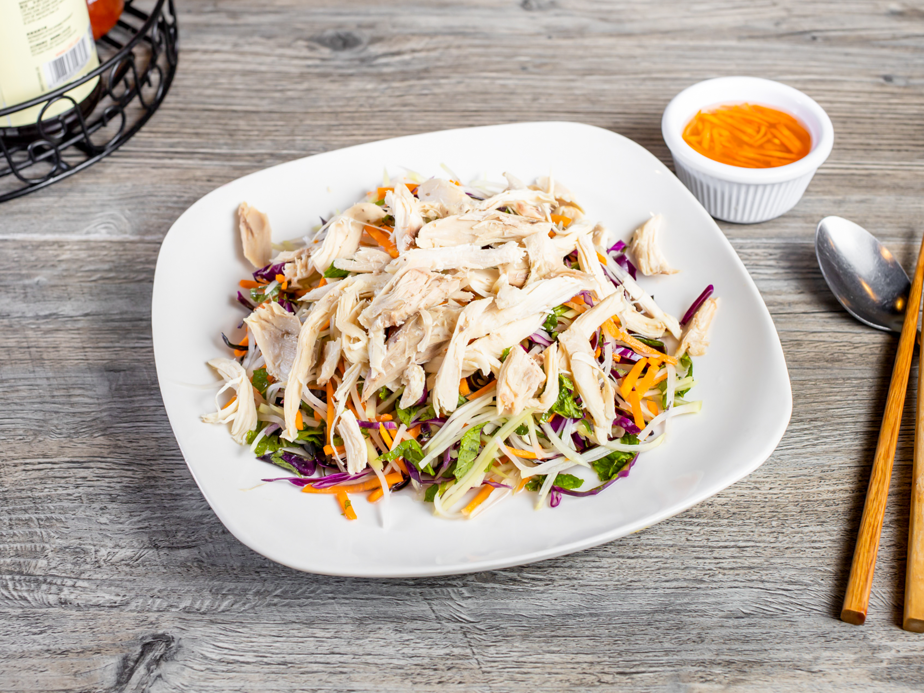 Order 51. Chicken Papaya Salad food online from Oasis Vietnamese Cuisine store, Pacifica on bringmethat.com