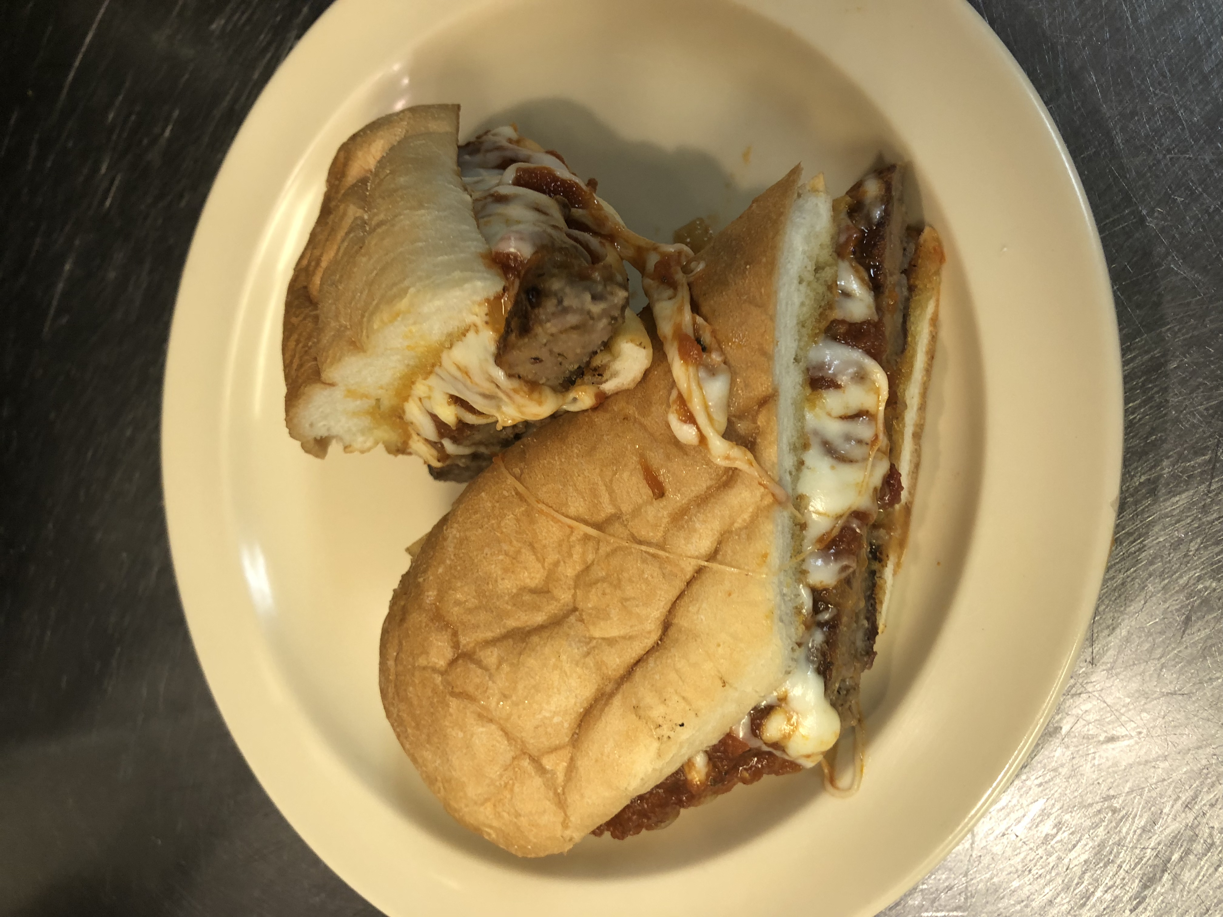 Order Pizza Sausage Bomber Sandwich food online from Mama K's Pizza and Grille store, Gurnee on bringmethat.com