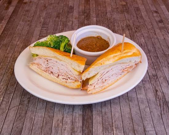 Order Spit Roasted Turkey Dip food online from The White Chocolate Grille store, Naperville on bringmethat.com
