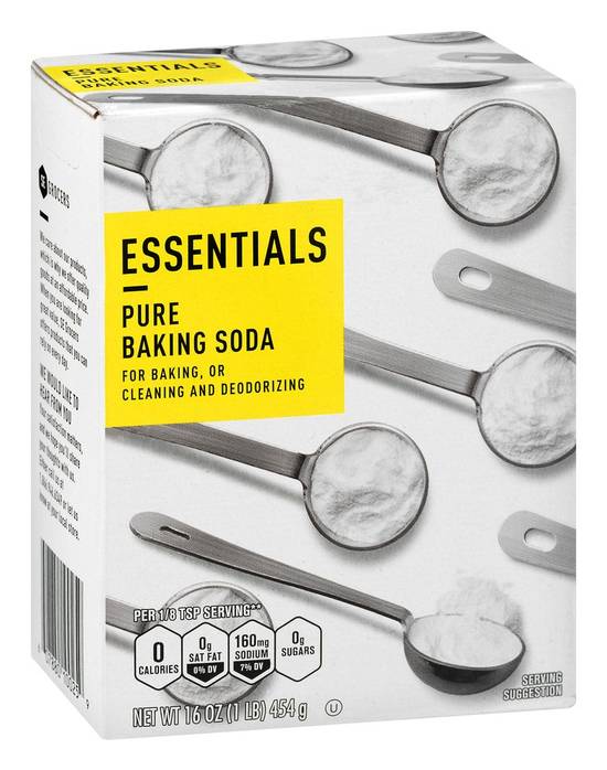 Order Essentials · Pure Baking Soda (16 oz) food online from Winn-Dixie store, Millbrook on bringmethat.com