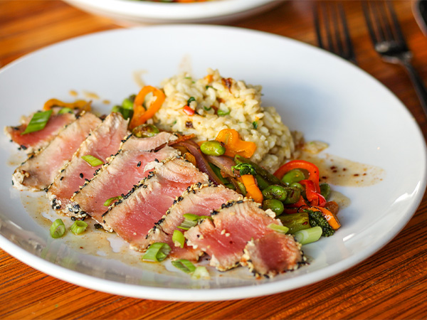Order Citrus Glazed Tuna food online from Gravity Taphouse Grille store, Grand Rapids on bringmethat.com