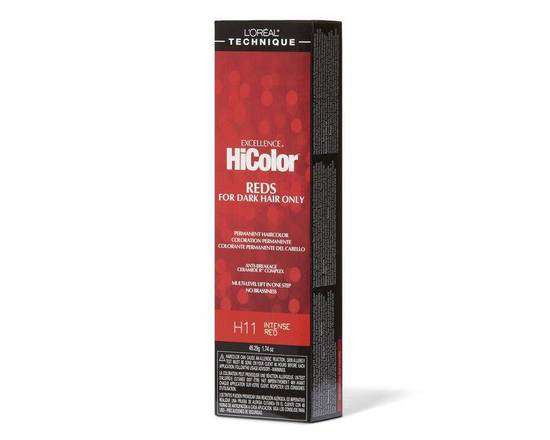Order L'Oreal HiColor Permanent HairColor: H11 INTENSE RED food online from iDa Beauty Supply Store store, Middletown on bringmethat.com