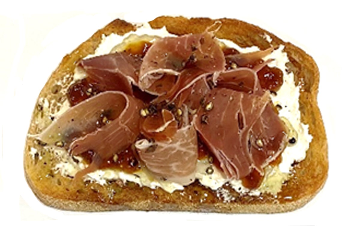 Order Fig & Prosciutto Toast food online from Robeks store, Akron on bringmethat.com
