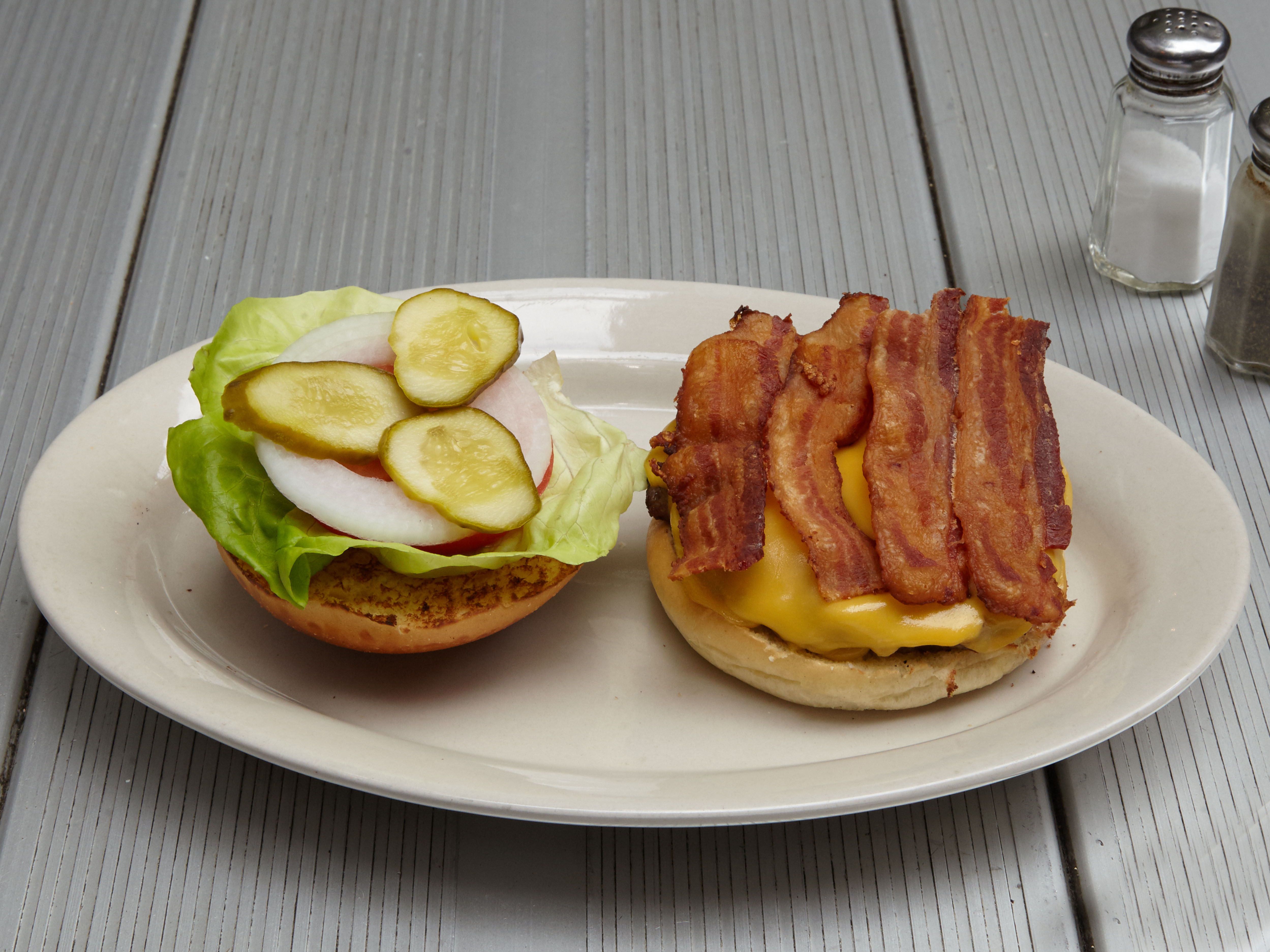 Order Bacon Royale Burger food online from Royale store, New York on bringmethat.com