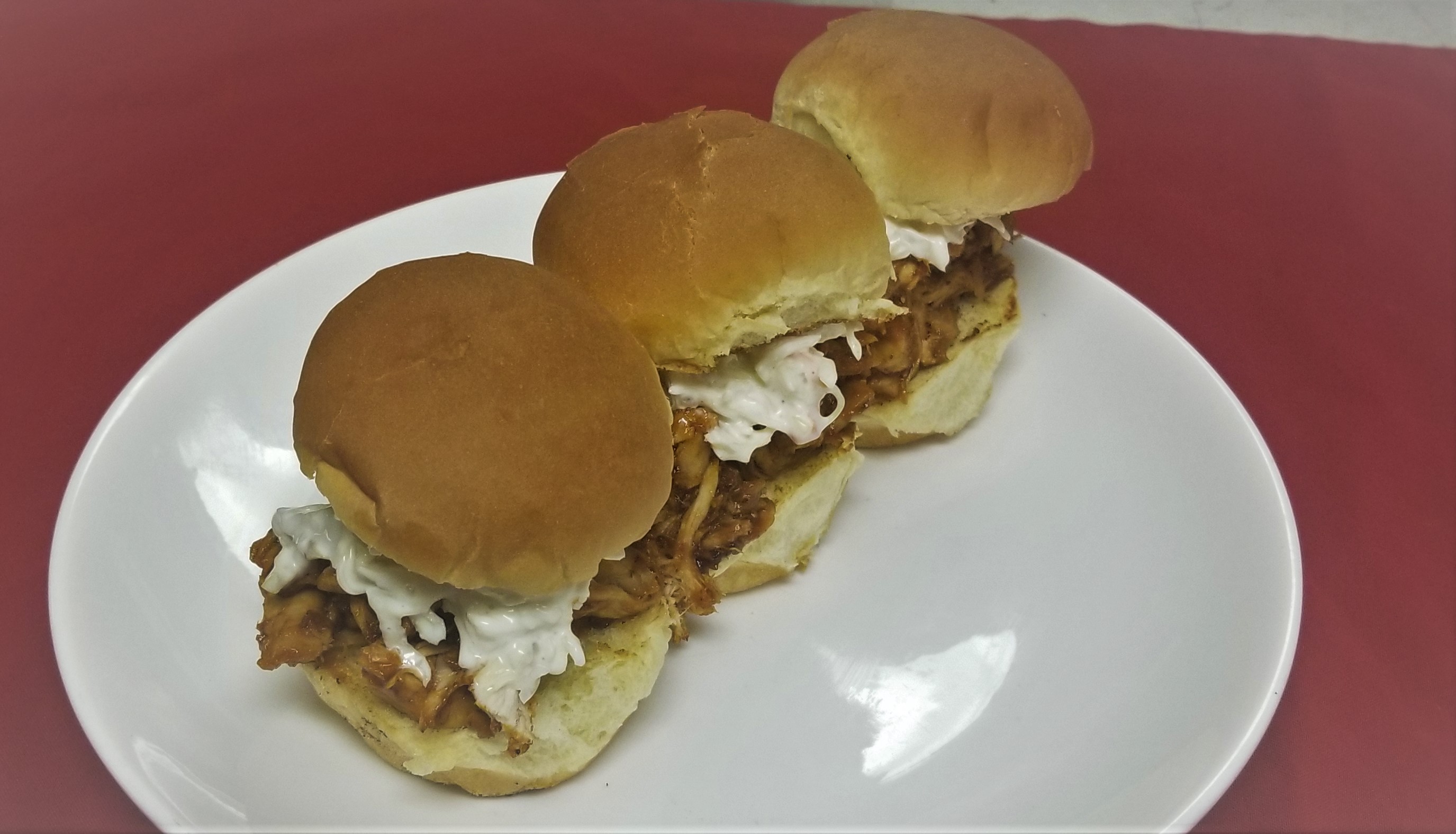 Order BBQ Pulled Chicken Slider food online from Jay Birds Catering store, Southfield on bringmethat.com