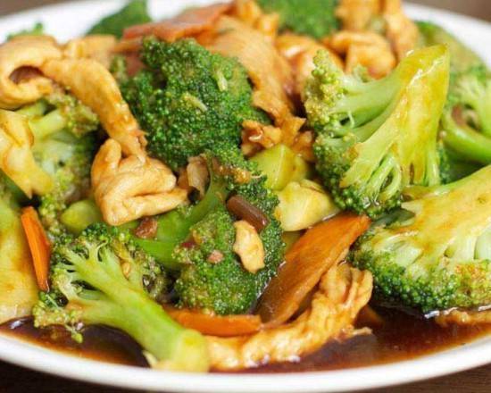 Order H8.芥兰鸡Chicken Broccoli food online from Taste of North China store, Jersey City on bringmethat.com
