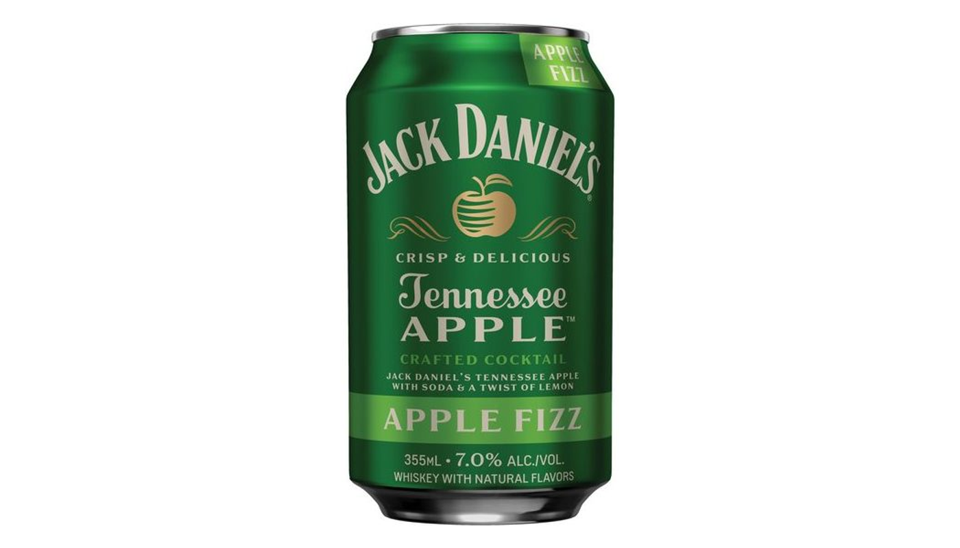 Order Jack Daniel's Apple Fizz Cocktail 4x 355ml Cans food online from JR Food Mart store, Camarillo on bringmethat.com