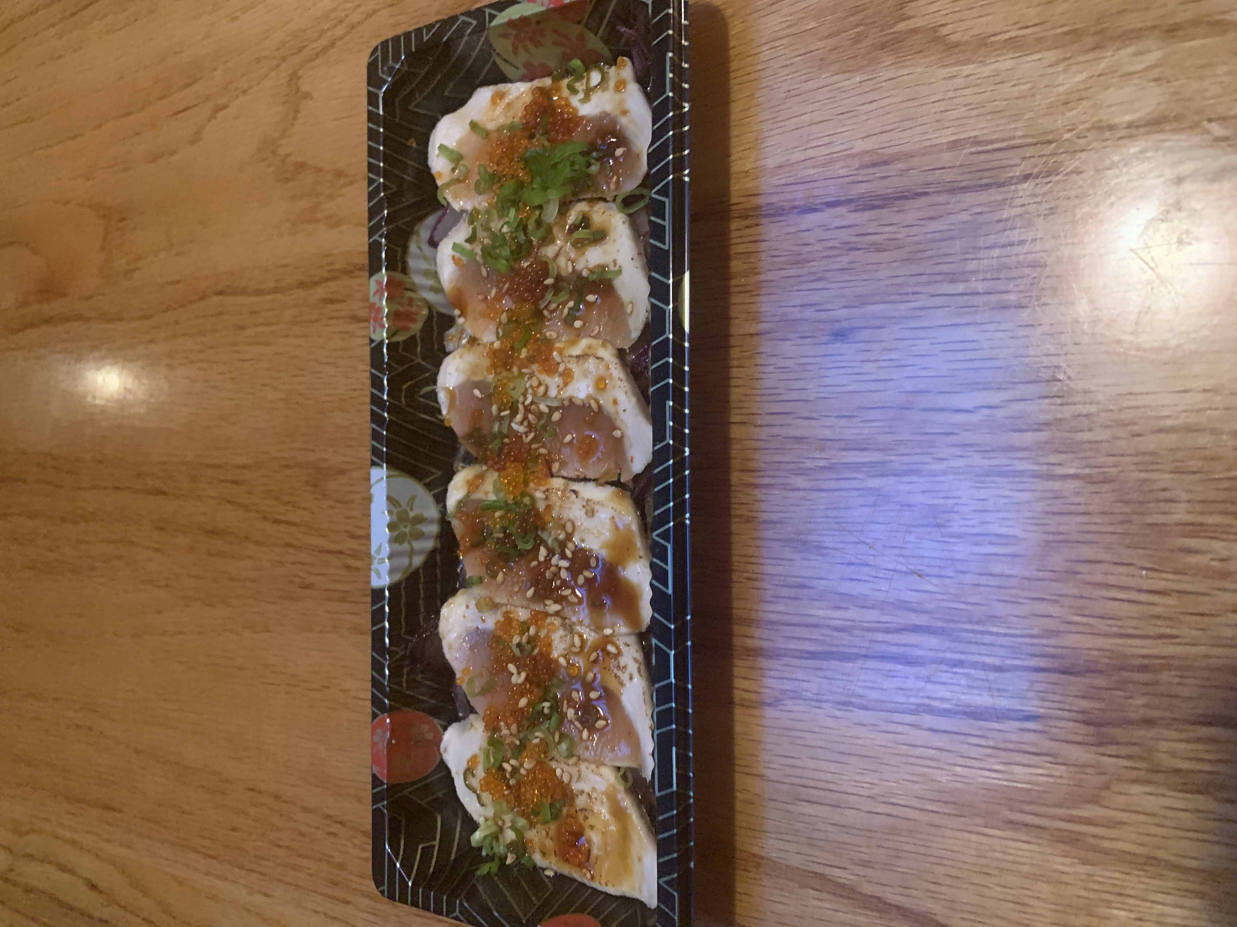 Order Albacore Tataki  food online from Mura Dj Sushi store, San Francisco on bringmethat.com