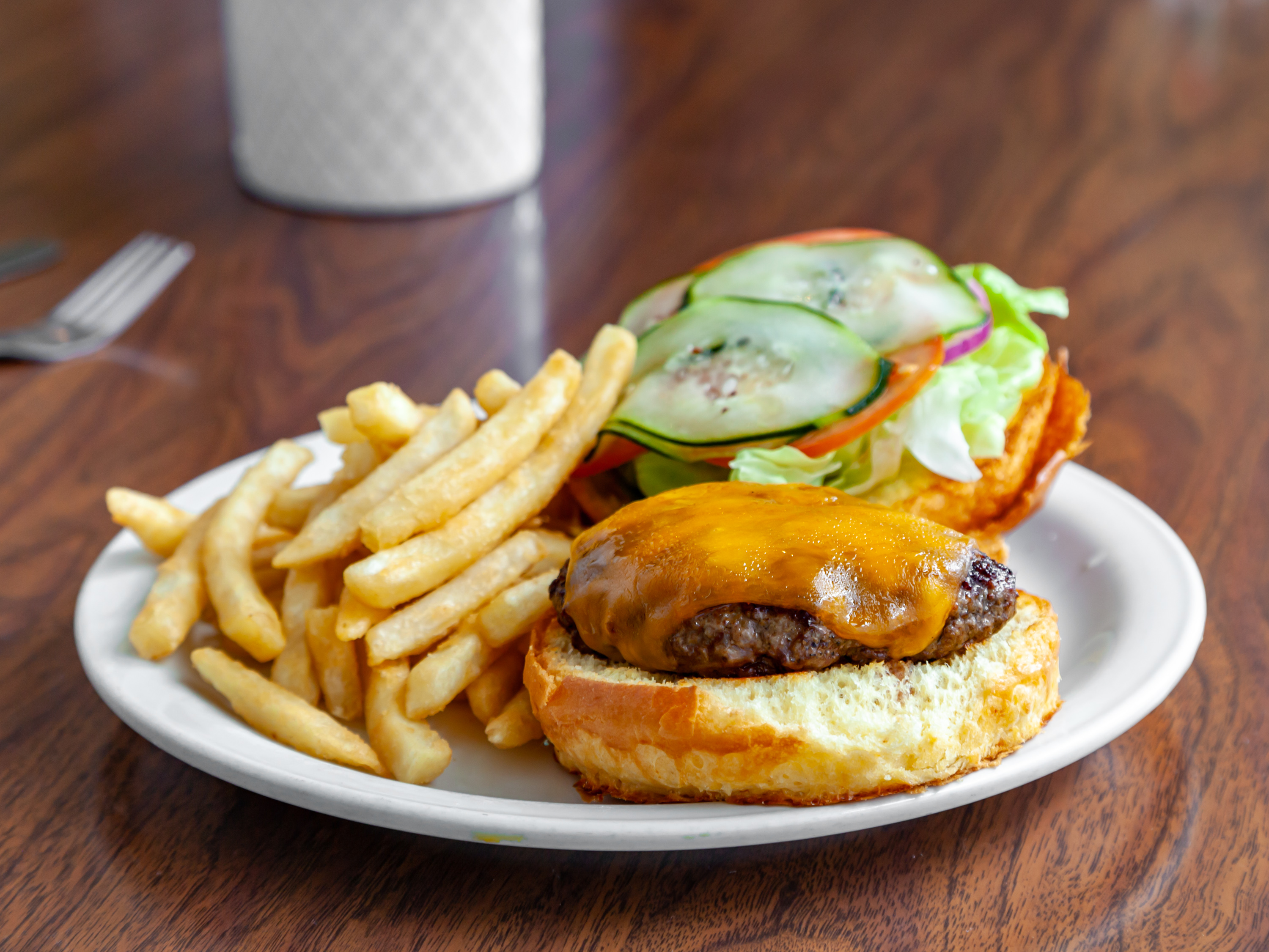 Order All American Cheeseburger food online from Bogy Market Ca Bistro store, South San Francisco on bringmethat.com