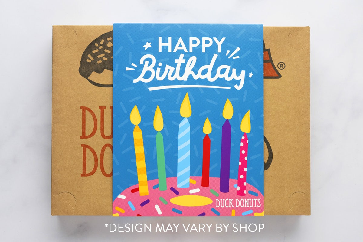 Order Birthday Gift Wrap food online from Duck Donuts store, Allentown on bringmethat.com