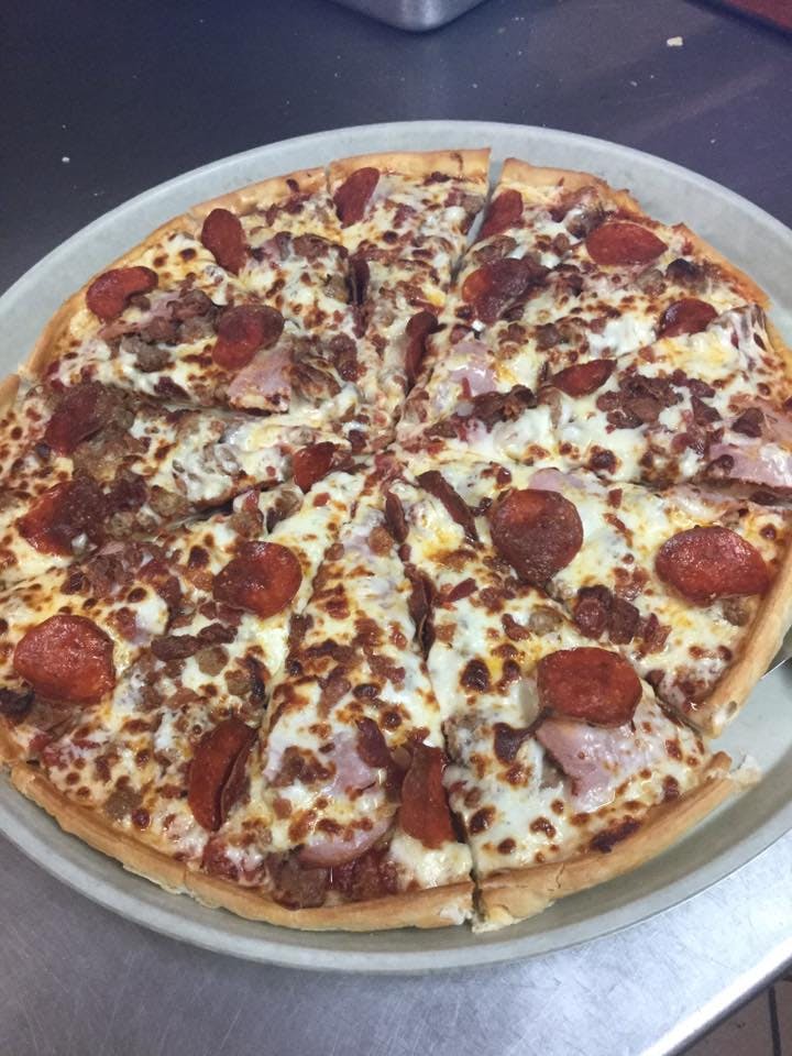 Order Perfect Meat Pizza - Small 10'' (6 Slices) food online from Big Cheese Pizza store, Salina on bringmethat.com