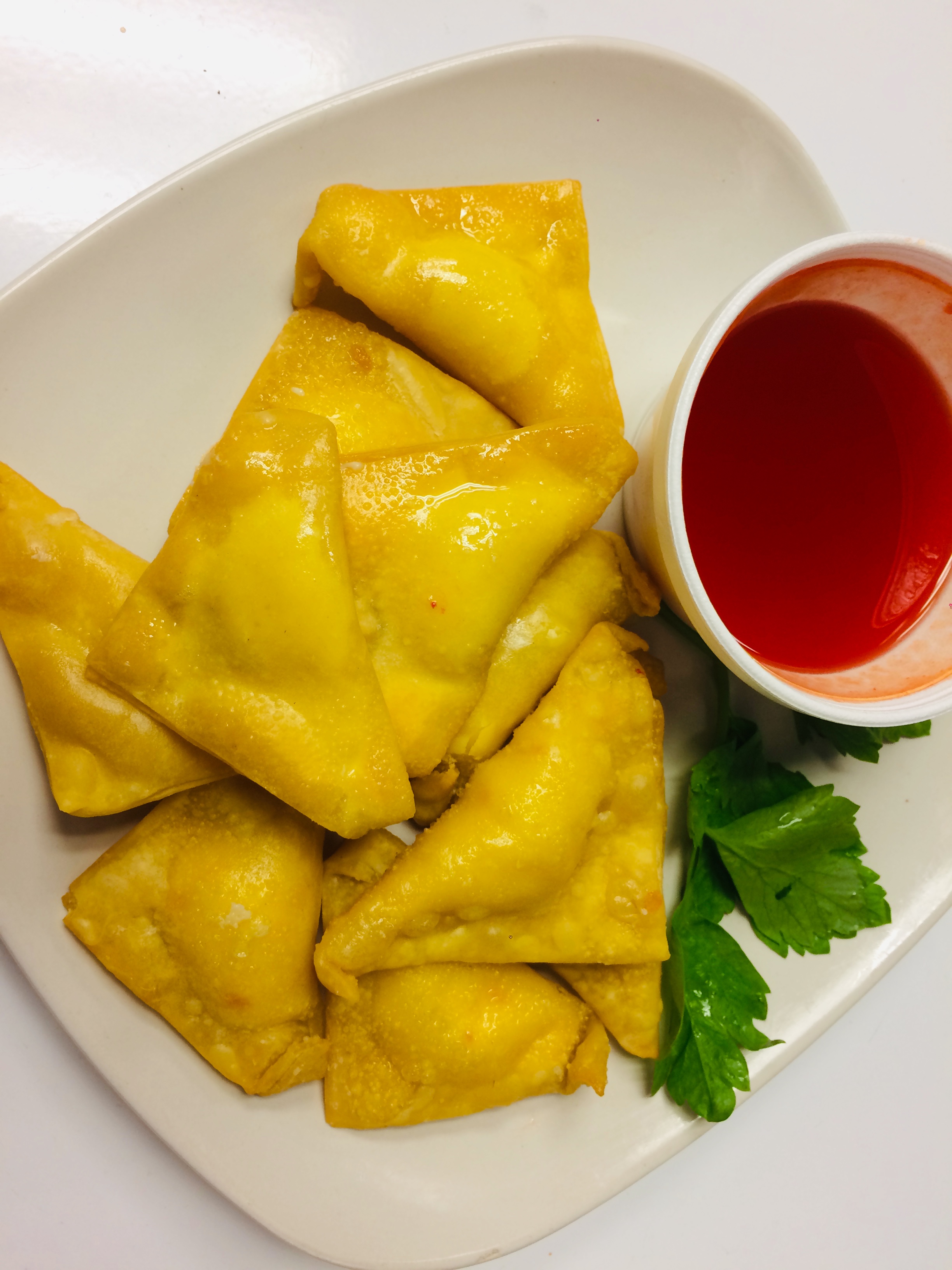 Order 7. Crab Rangoon food online from Great China store, West Chester on bringmethat.com