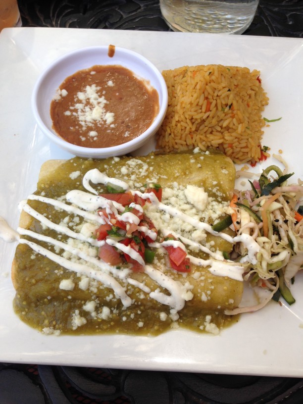 Order Carnitas Enchiladas food online from Mixteco Mexican Grill store, Chicago on bringmethat.com