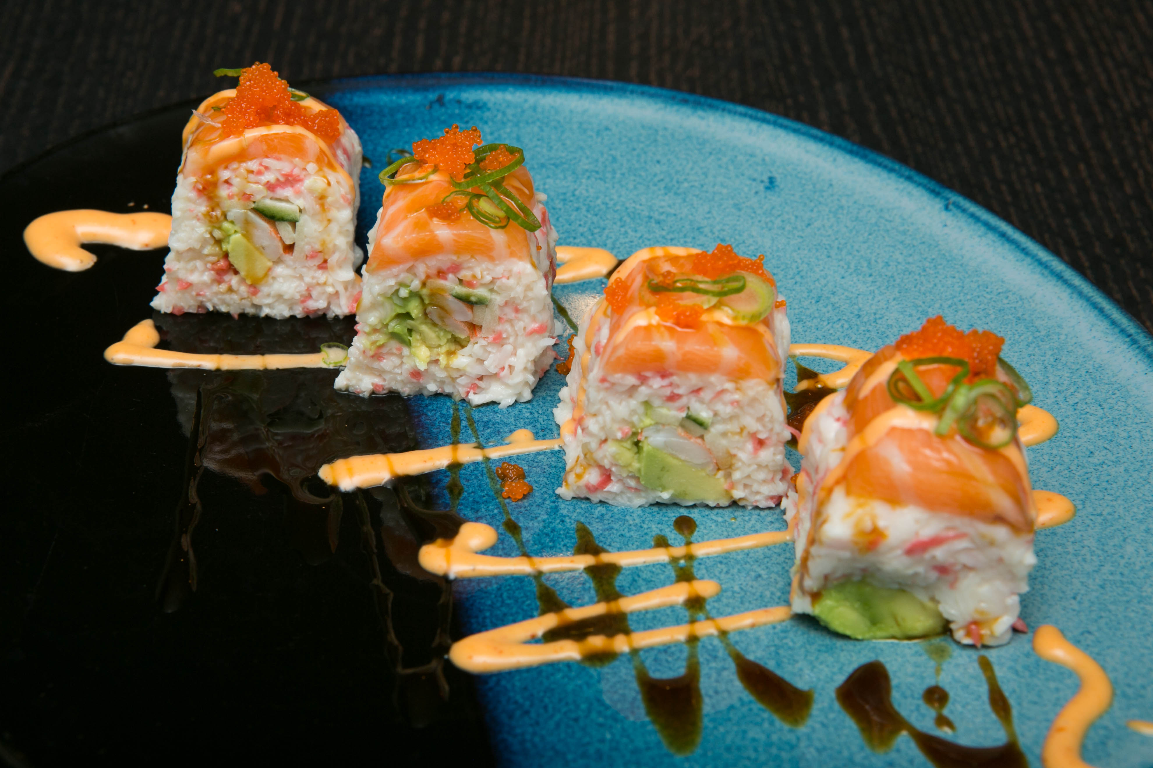 Order R29. Jhah-Ghi-Ya No Rice Specialty Roll food online from Ayce Sushi Hb store, Huntington Beach on bringmethat.com