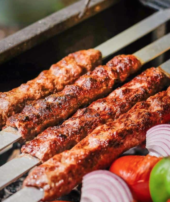 Order Spicy Kofta Kabob Entree  (NEW ITEM) food online from Salam store, Chicago on bringmethat.com