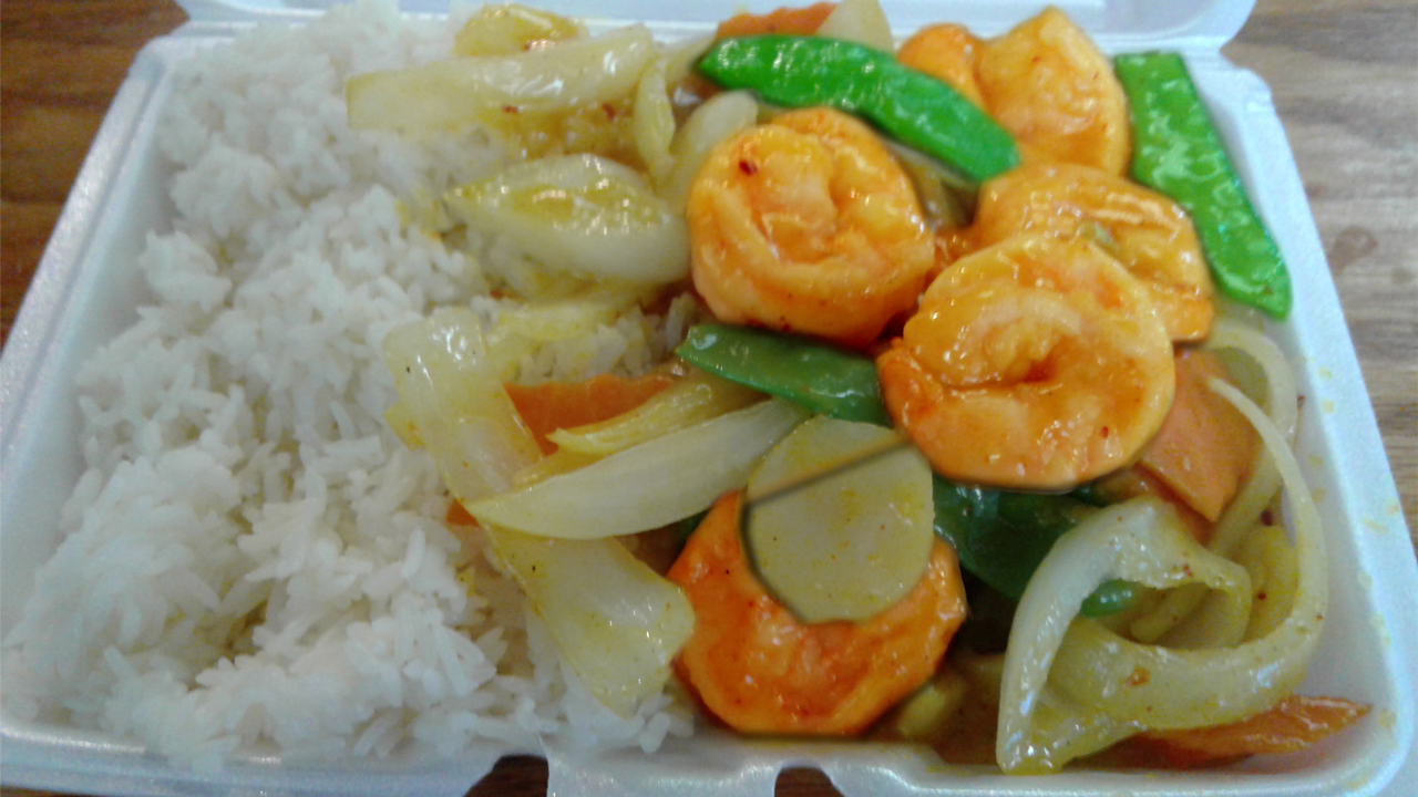 Order L20. Curry Shrimp with Onion Lunch Special food online from China Wok store, Old Bridge on bringmethat.com