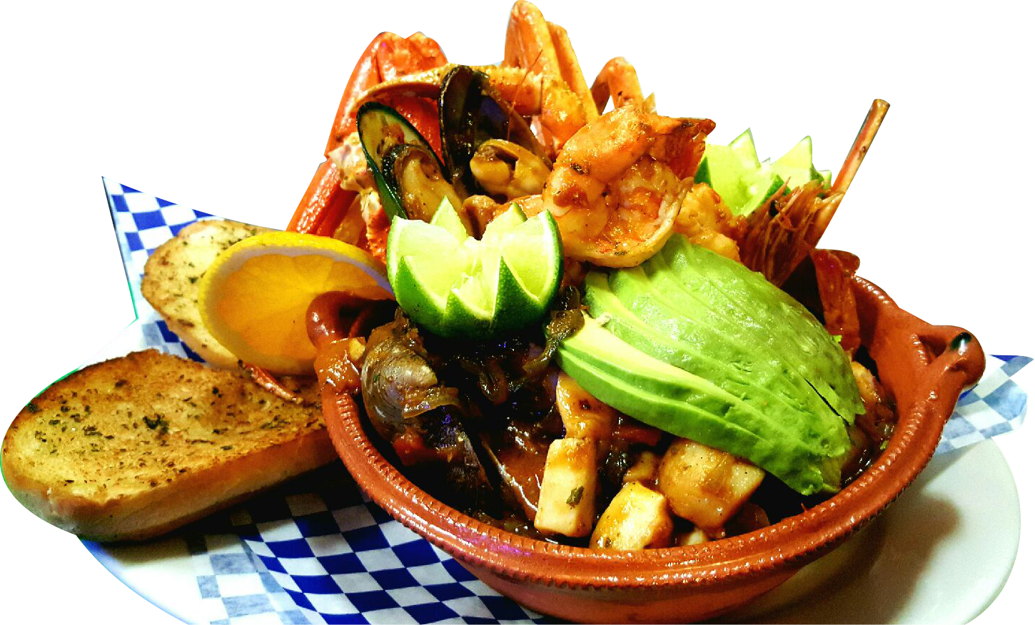 Order Cazuela De Mariscos food online from Xalisco Bar & Grill store, Lancaster on bringmethat.com