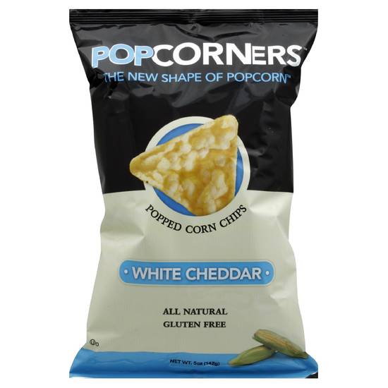 Order PopCorners Popped Corn Chips White Cheddar (5 oz) food online from Rite Aid store, Yamhill County on bringmethat.com