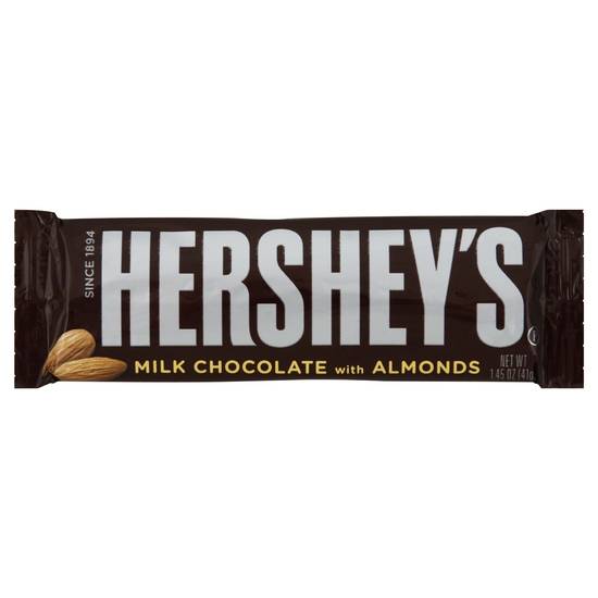 Order Hersheys Milk Chocolate Bar with Almonds (1.45 oz) food online from Rite Aid store, Eugene on bringmethat.com