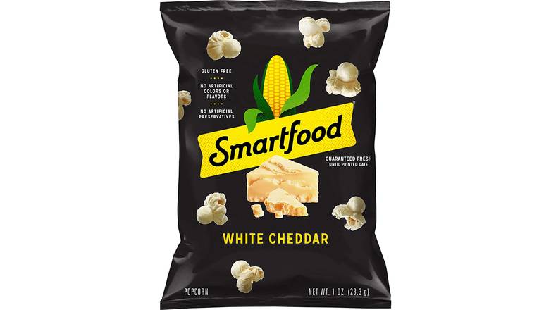 Order Smartfood White Cheddar Flavored Popcorn food online from Trumbull Mobil store, Trumbull on bringmethat.com