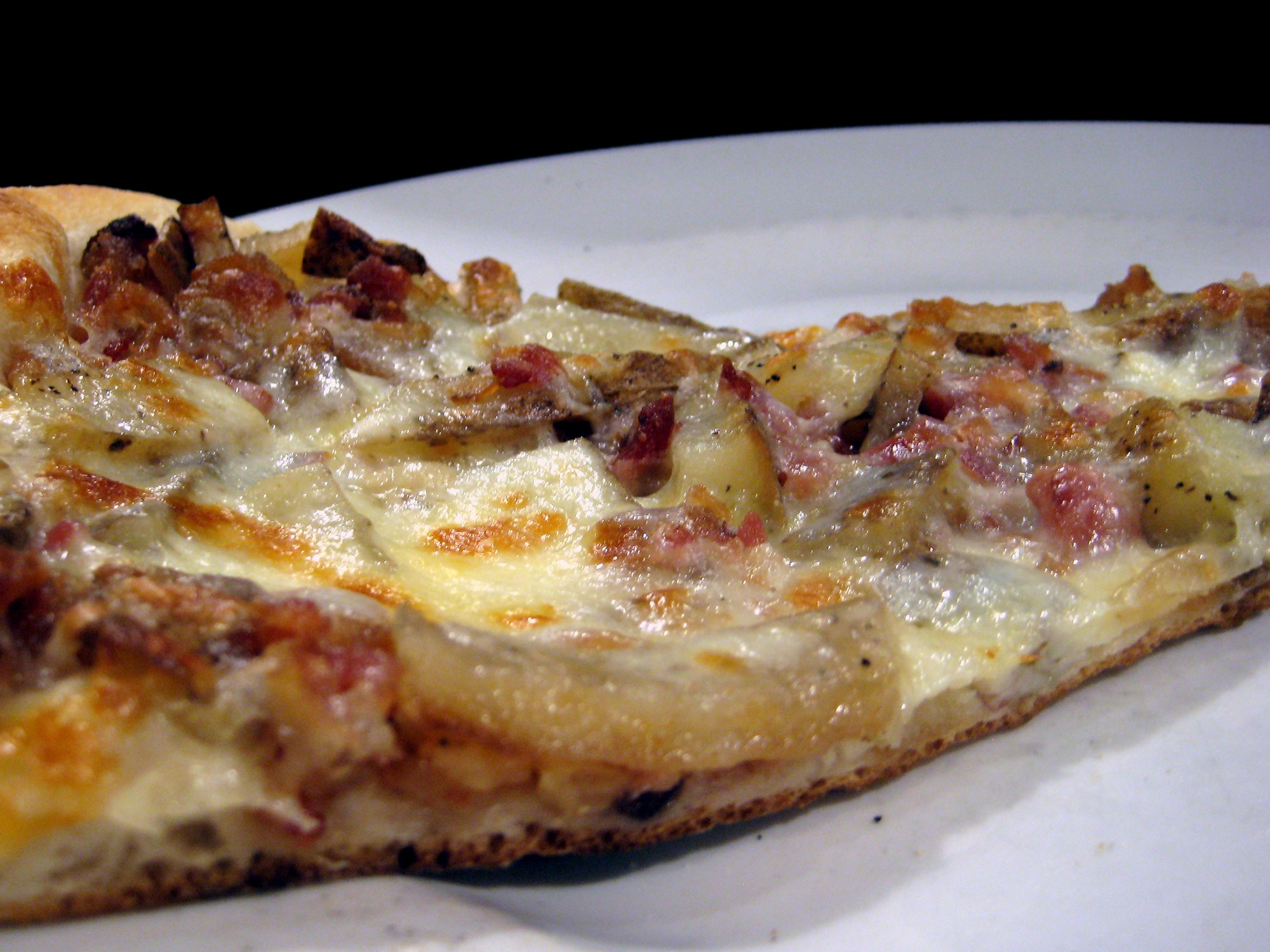 Order Bacon and Potato Pizza food online from Marco's store, Huntington Station on bringmethat.com