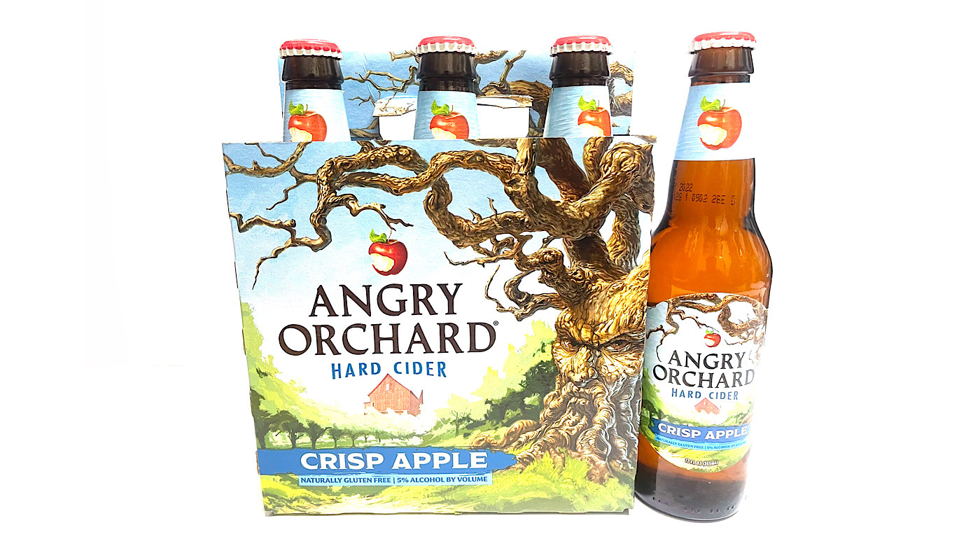 Order ANGRY ORCHARD HARD CIDER 6 PACK BOTTLE food online from K-Town Beer & Wine Food Mart store, Los Angeles on bringmethat.com