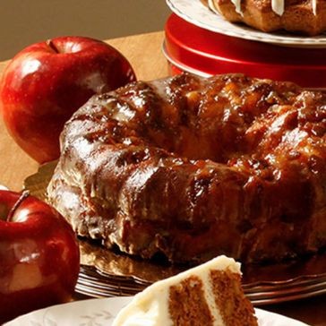 Order Apple Rum Upside Down Cake. Large. food online from Mortgage Apple Cakes Bakery & Cafe store, Teaneck on bringmethat.com
