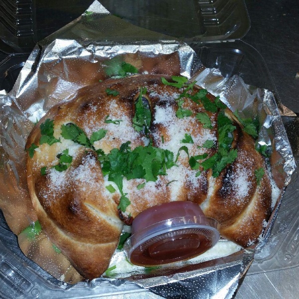 Order BBQ Chicken Calzone food online from Johnnie Ny Pizza store, Carson on bringmethat.com