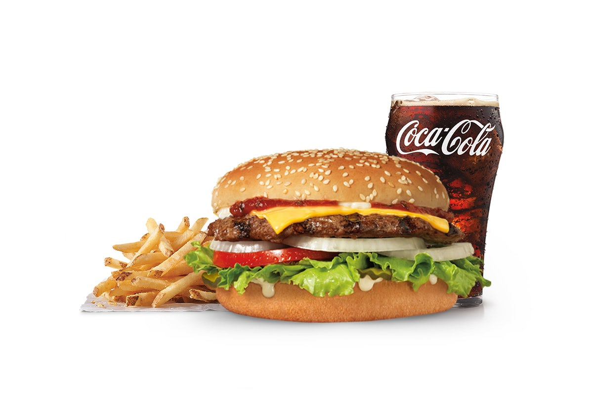 Order Famous Star® with Cheese Combo food online from Carl's Jr. store, Mesa on bringmethat.com