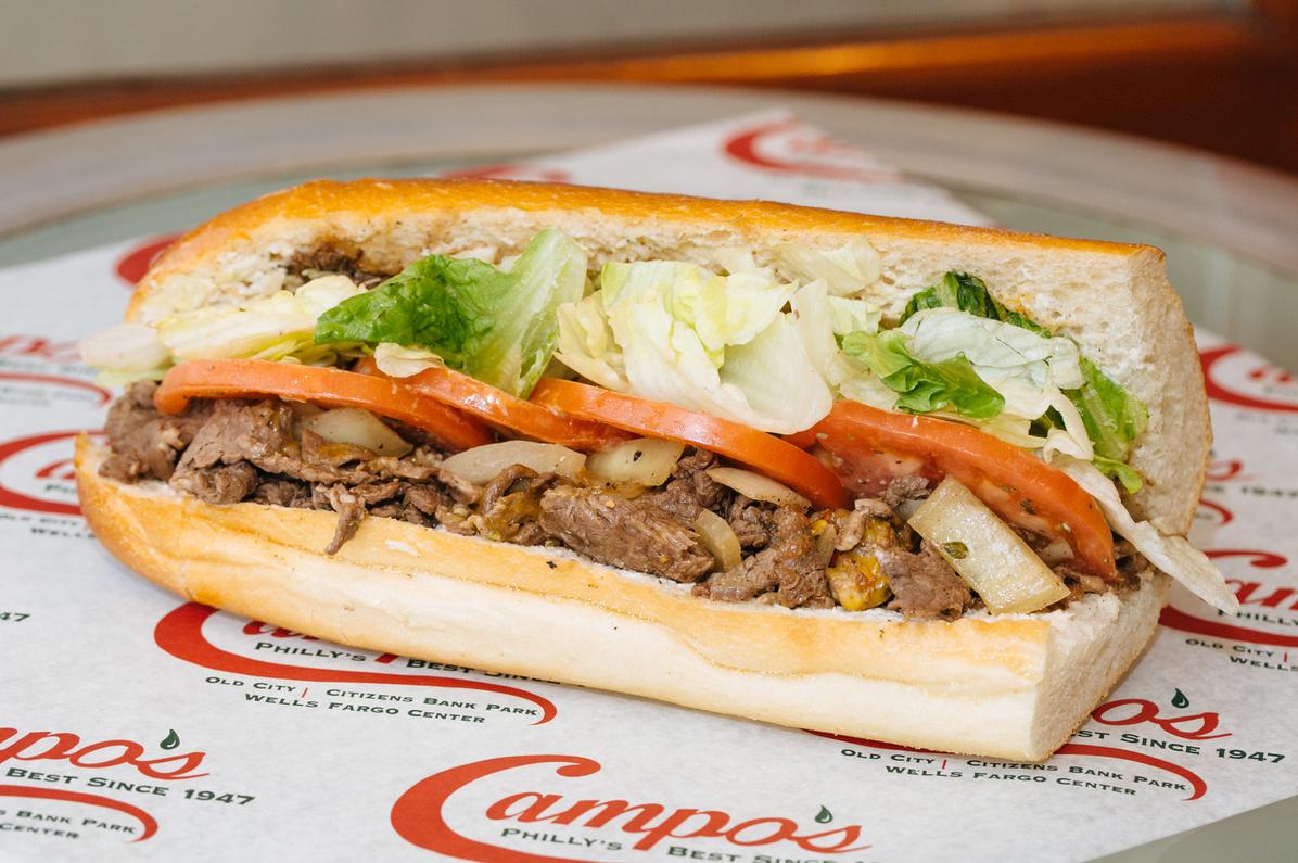 Order Cheesesteak Hoagie food online from Campo's Philly Cheesesteaks store, Philadelphia on bringmethat.com