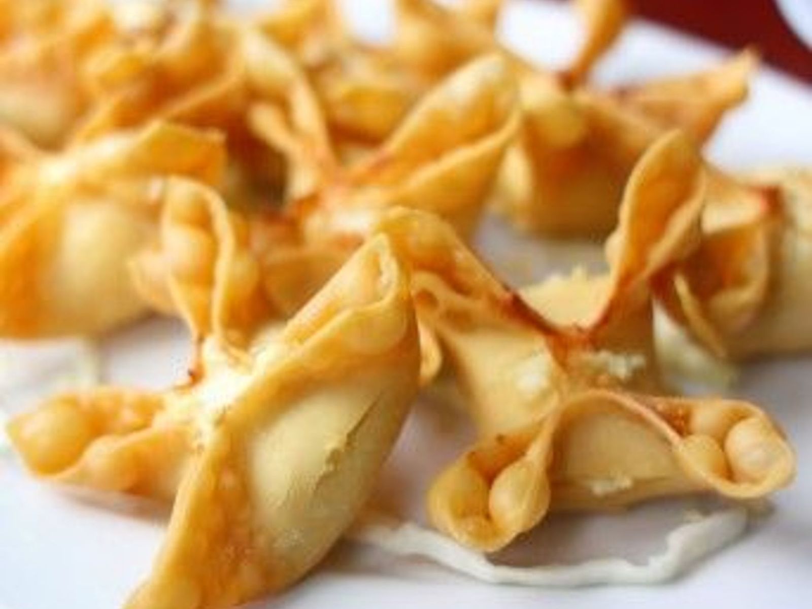 Order Crab Cheese Wonton (6) food online from Empress Seafood Restaurant store, Denver on bringmethat.com