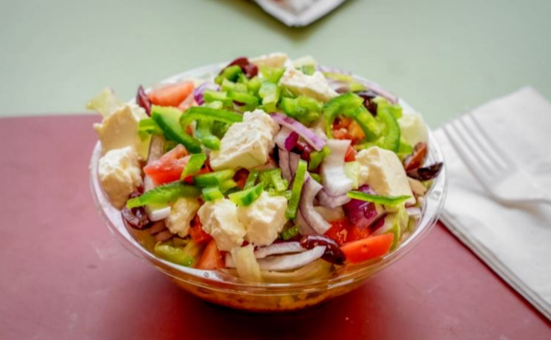 Order Caesar Salad - Salad food online from Singas Pizza store, Hicksville on bringmethat.com