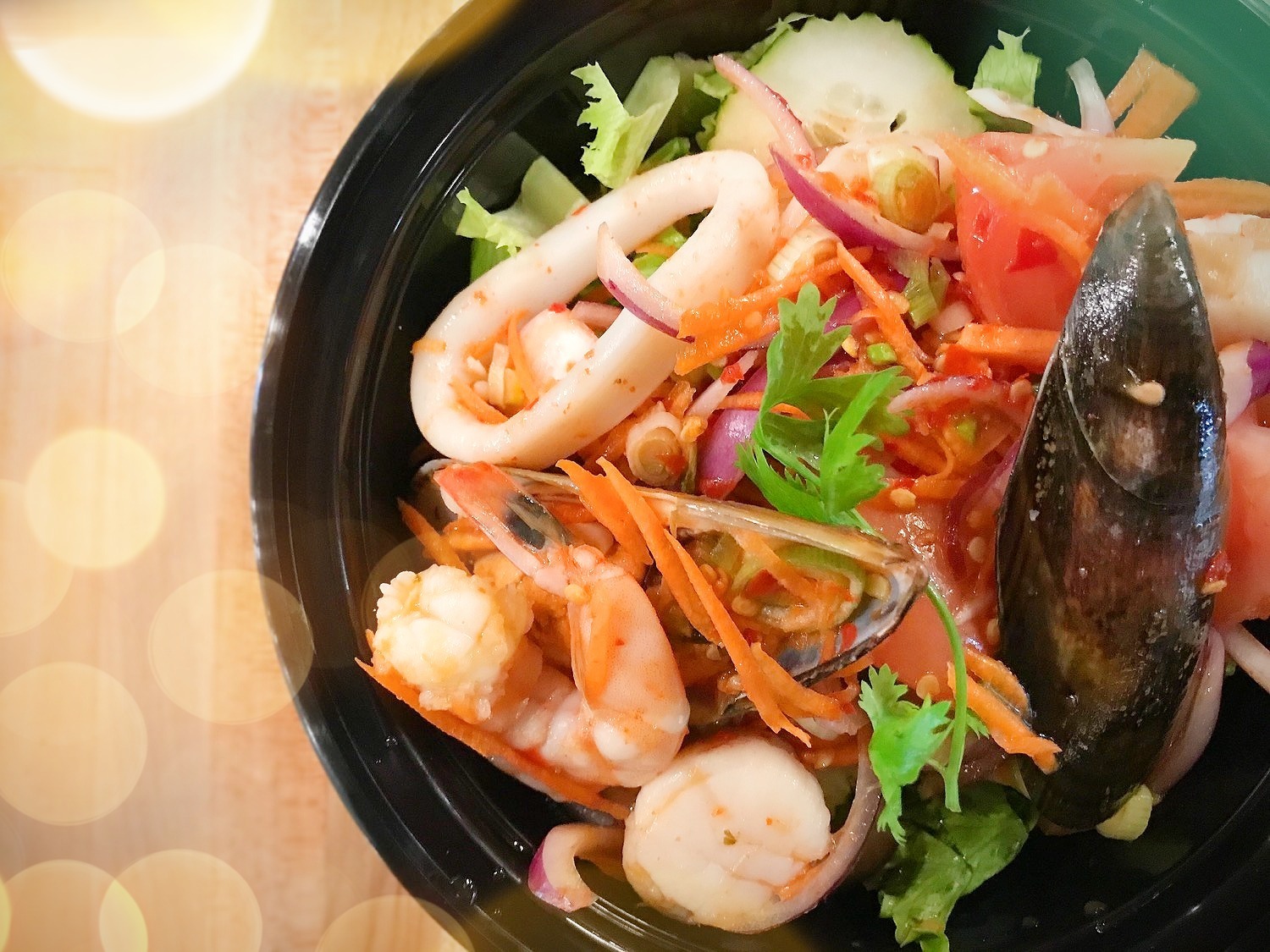 Order Seafood Salad food online from Bangkok Cafe store, Fredericksburg on bringmethat.com