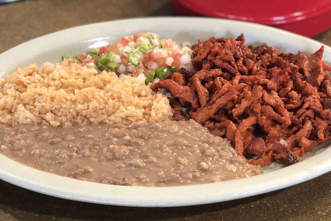 Order Al Pastor Plate food online from Mariana's Kitchen store, Austin on bringmethat.com