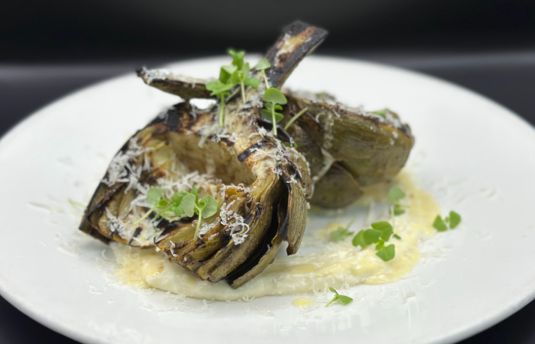 Order Grilled Artichoke food online from TAPS Fish House & Brewery store, Brea on bringmethat.com