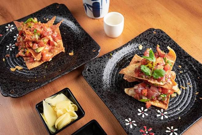 Order Tuna Nachos food online from Ginza Japanese Restaurant store, Houston on bringmethat.com