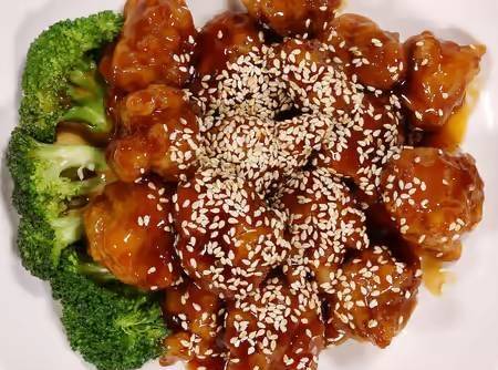 Order Sesame Chicken Chef's Special food online from Hunan Cottage store, Plainview on bringmethat.com