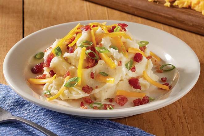 Order Loaded Mashed Potatoes food online from Cracker Barrel Old Country Store store, North Myrtle Beach on bringmethat.com