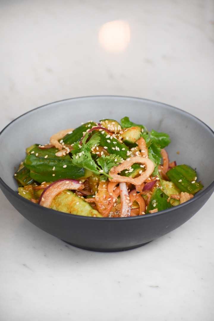 Order Korean Cucumber Salad food online from Graze By Sam store, San Diego on bringmethat.com
