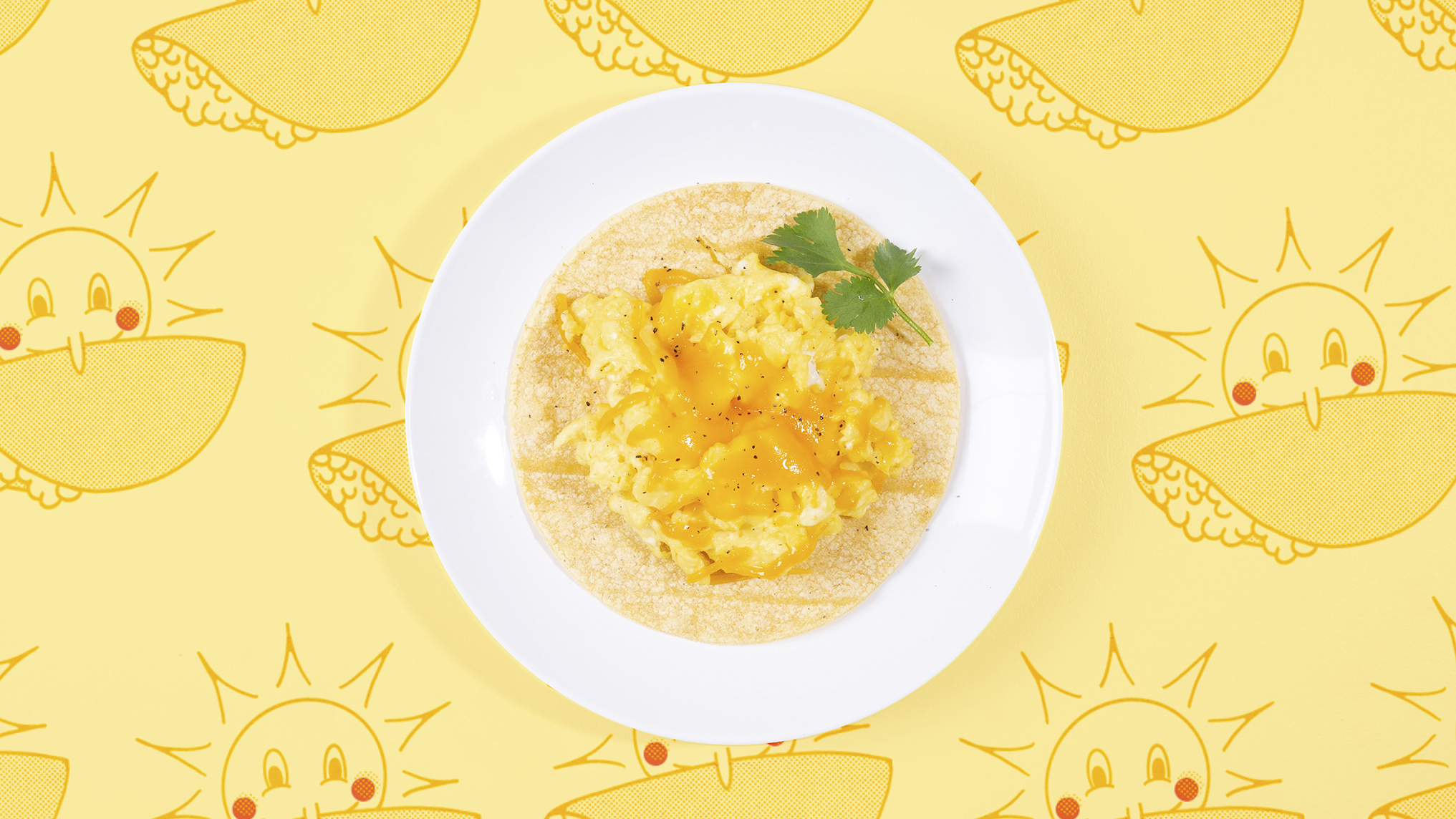 Order Egg and Cheese Taco food online from Taco'Bout Breakfast store, Hoboken on bringmethat.com