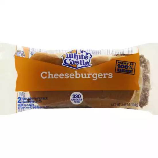 Order White Castle Cheeseburger food online from Huck'S Market store, French Lick on bringmethat.com