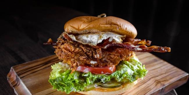 Order Deluxe Sandwich food online from Ghost Chicken store, Cincinnati on bringmethat.com