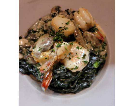 Order Black Linguini food online from Osteria Saporino store, Lower Moreland Township on bringmethat.com