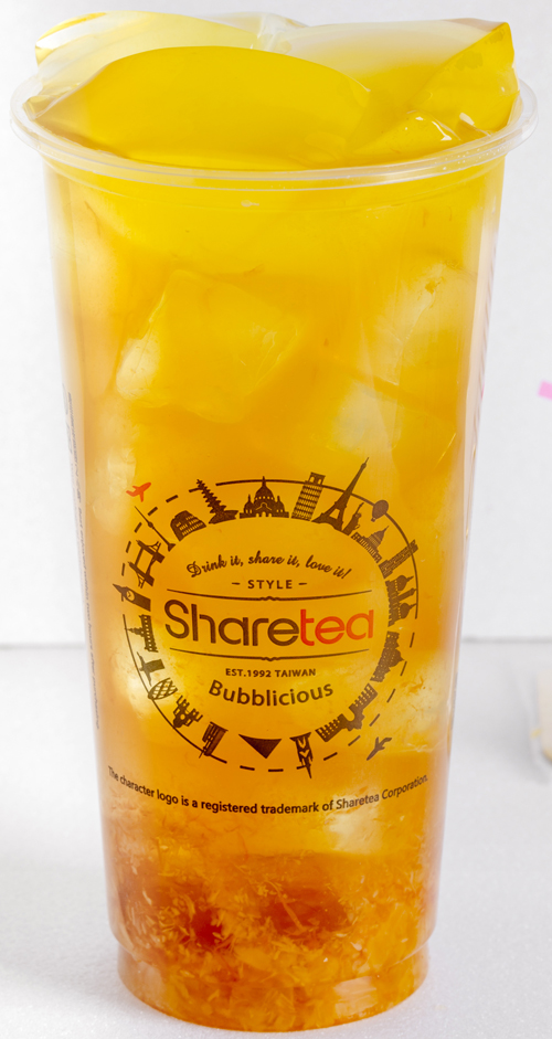 Order Hawaii Fruit Tea with Aiyu Jelly food online from Sharetea-Westfield store, San Francisco on bringmethat.com