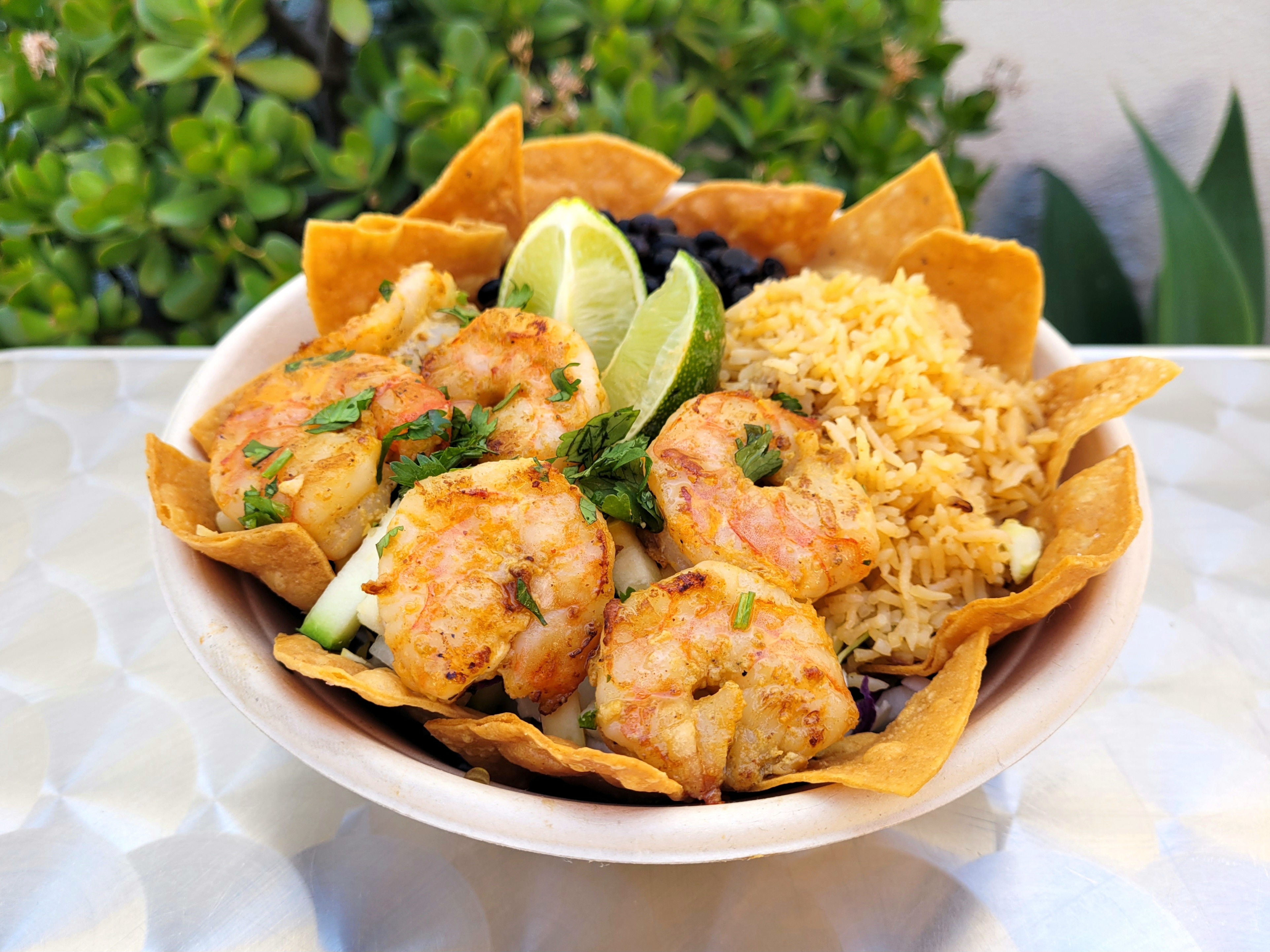 Order Shrimp Bowl food online from Rasta Taco store, Laguna Beach on bringmethat.com
