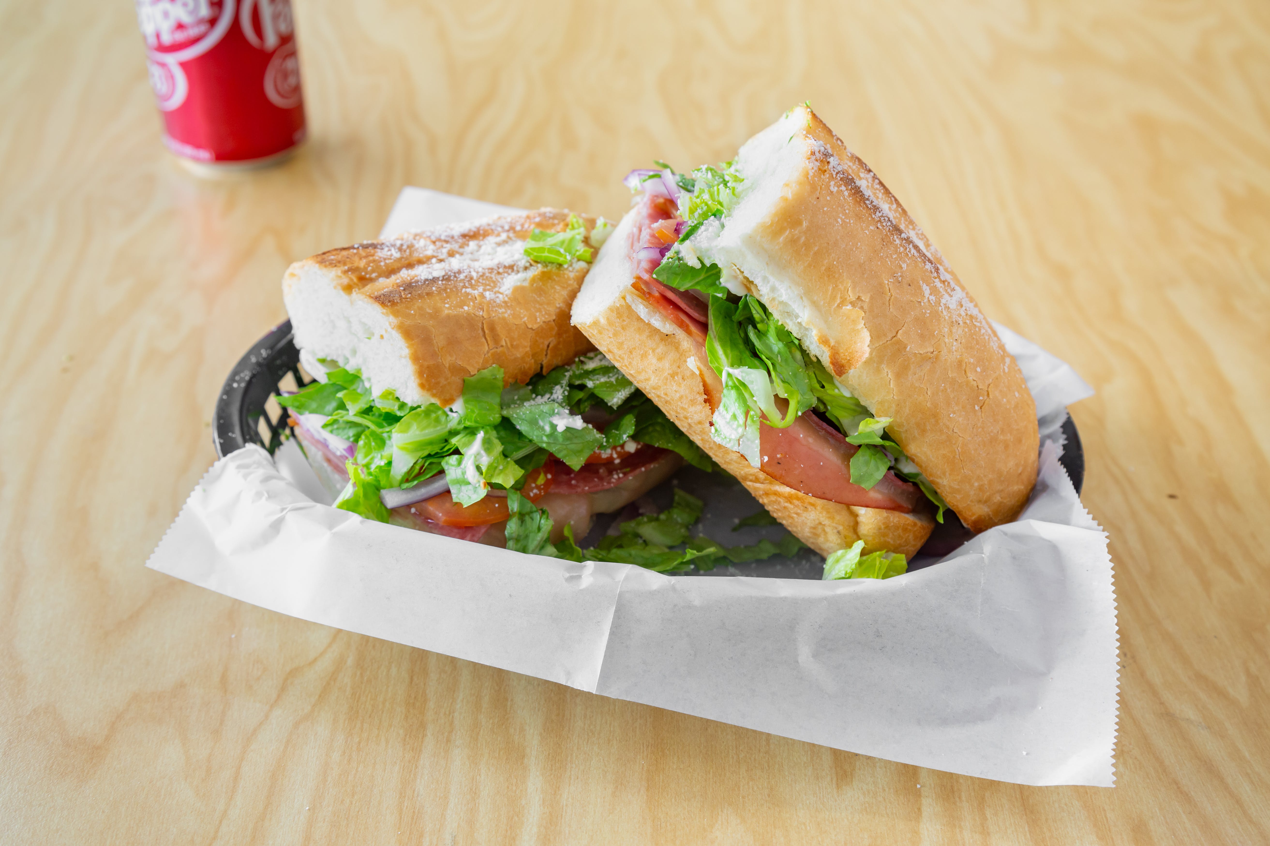 Order Torpedo Sandwich - Sandwich food online from Roger Pizzerolo store, San Diego on bringmethat.com
