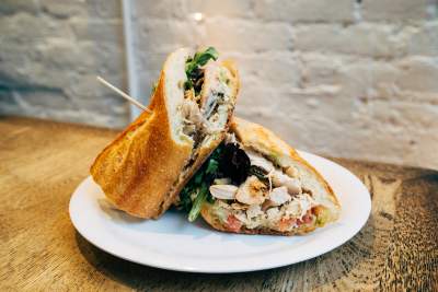 Order Caesar Sandwich food online from Poulette store, New York on bringmethat.com