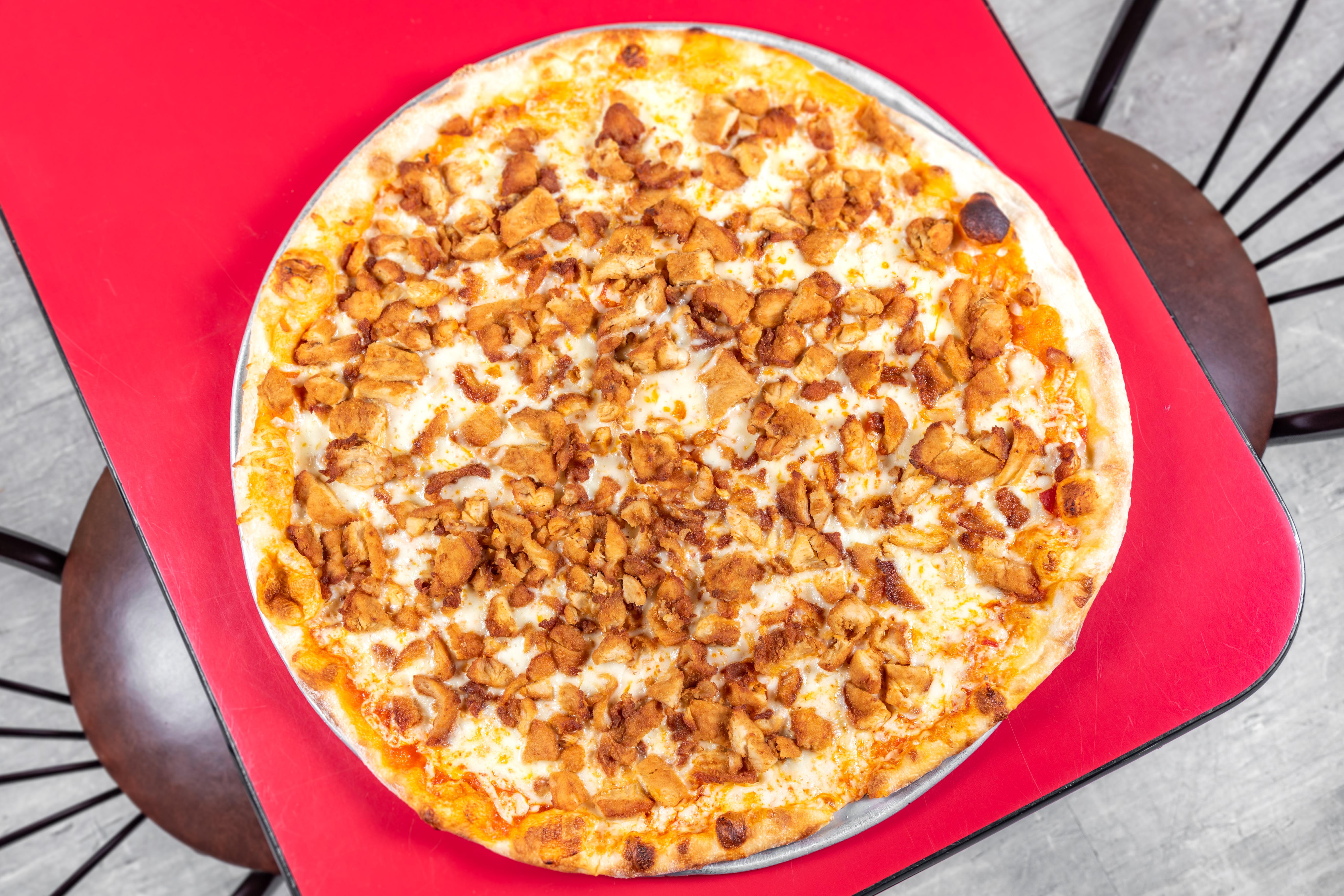Order Buffalo Chicken Pizza - Personal 10'' food online from The grotto pizzeria & ristorante store, New York on bringmethat.com