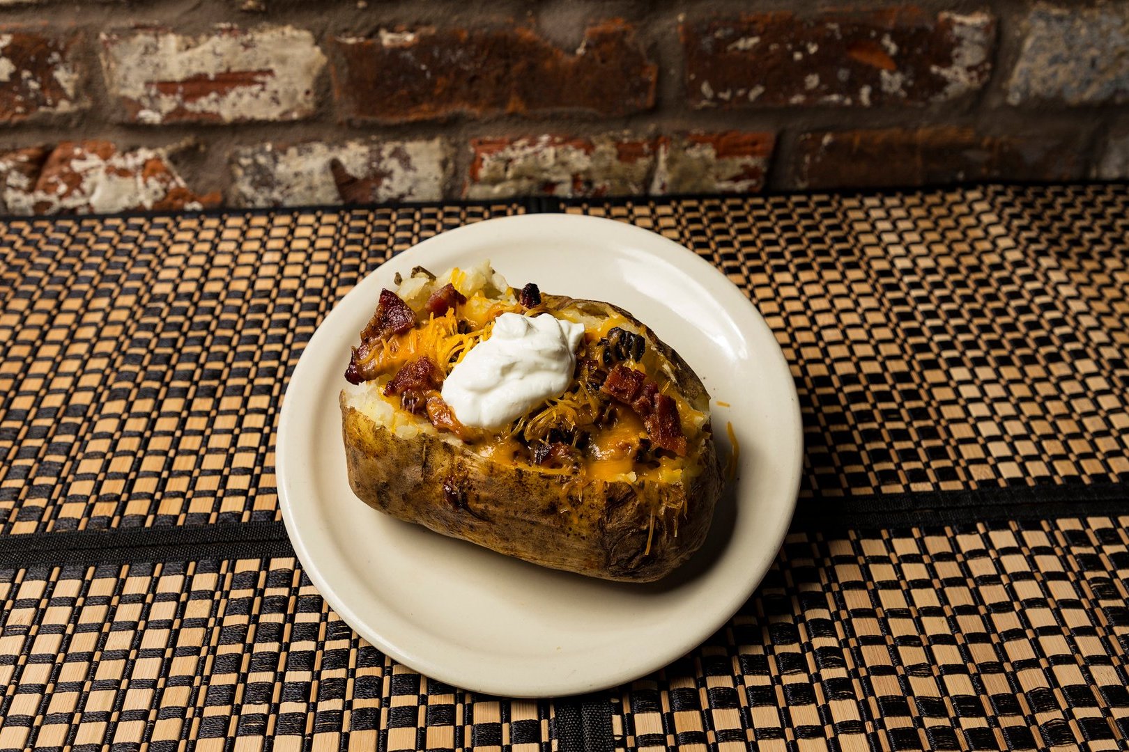 Order BBQ Baked Potato food online from Best Burger Barn store, Cleburne on bringmethat.com