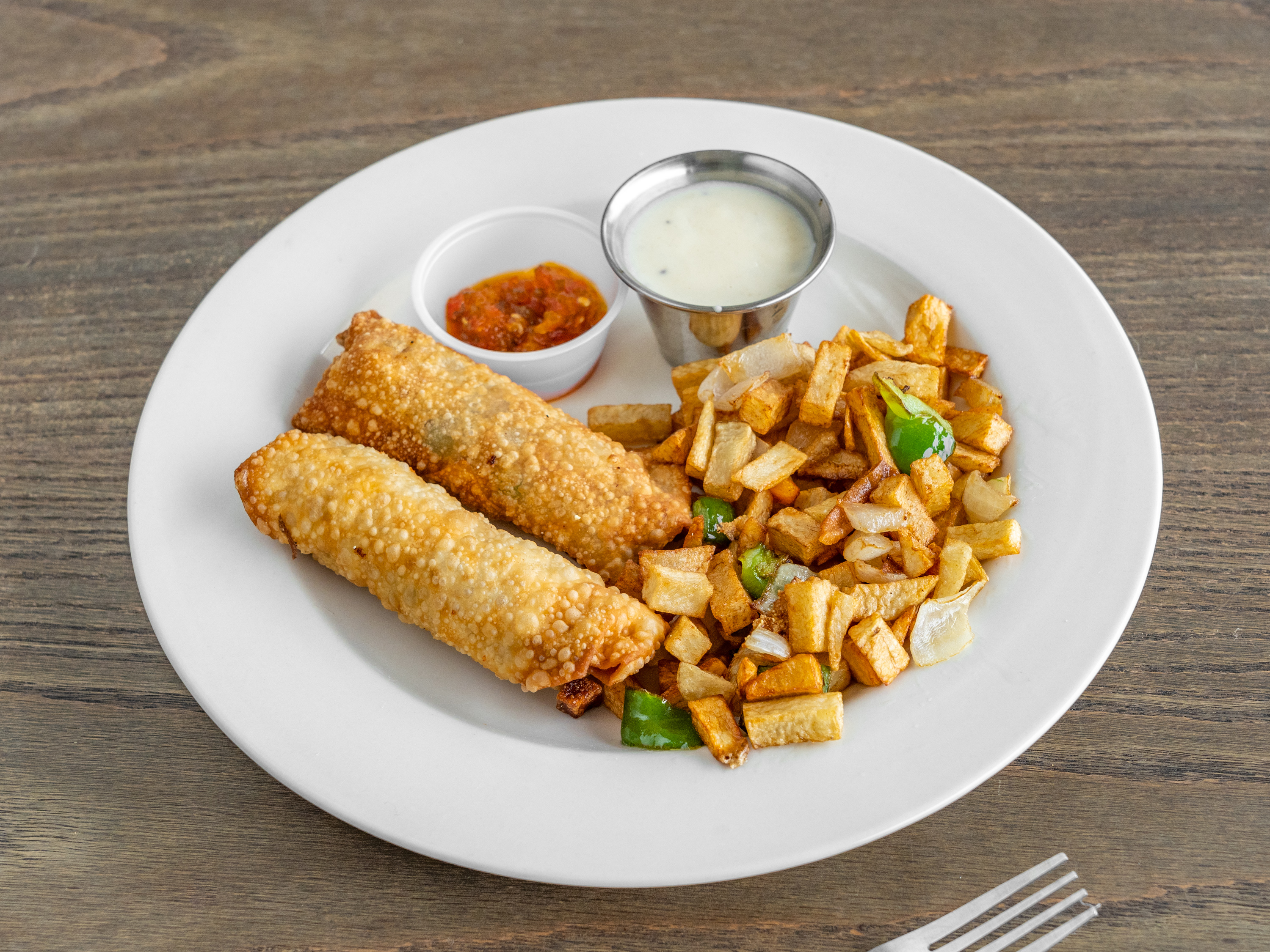 Order Scrambled Egg Roll food online from Happy Day Cafe store, Live Oak on bringmethat.com